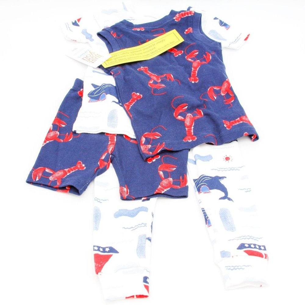 18 months boys pajamas, 4 piece, Just one you by Carters